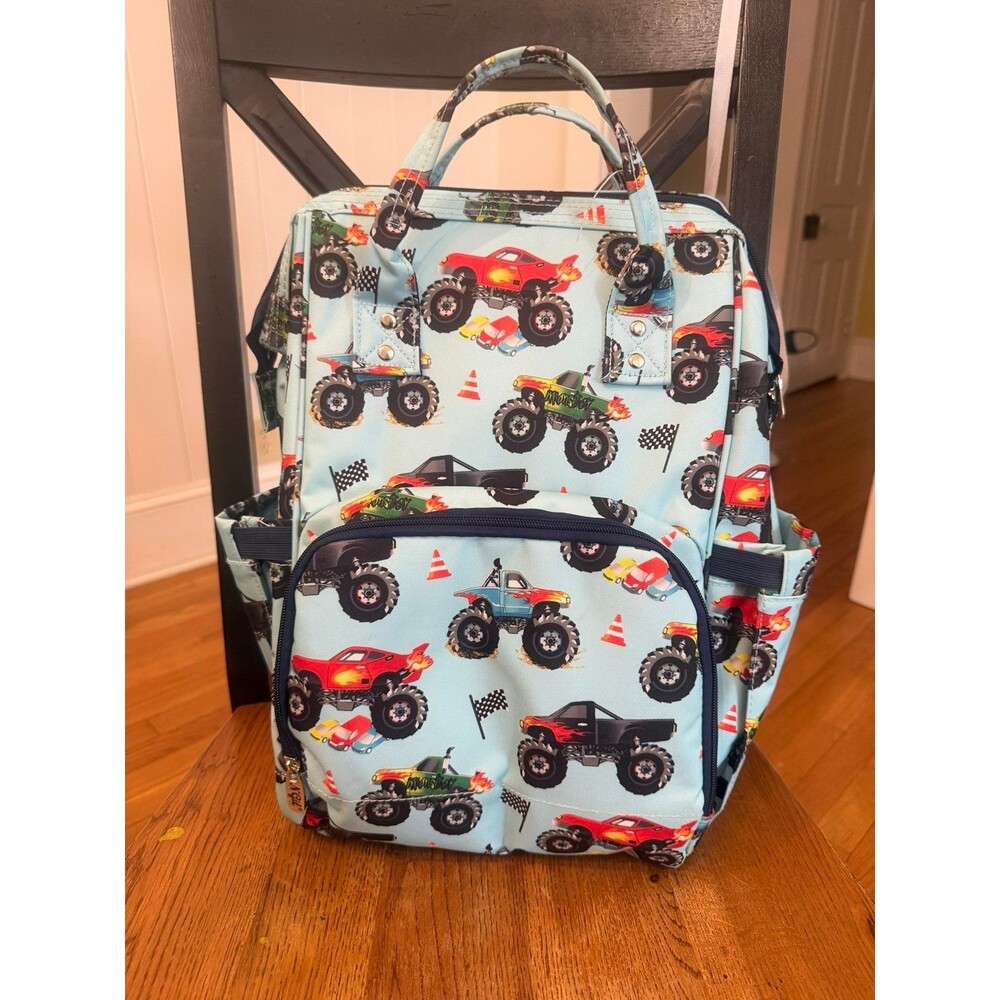 NGIL Monster Truck Diaper Bag Backpack